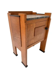 Art Deco Modernist Nightstand or Bedside Cabinet, 1920s